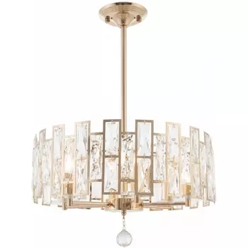 Подвесная люстра хрустальная на штанге Arte Milano Sorrento-4209 374209/6/350/470 GD