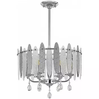Подвесная люстра хрустальная на штанге Arte Milano Sorrento-4309 374309/6/350/470 CR