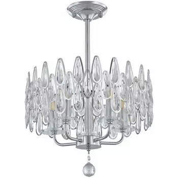 Подвесная люстра хрустальная на штанге Arte Milano Sorrento-2009 372009/5/250/400 CR