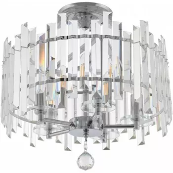 Подвесная люстра хрустальная на штанге Arte Milano Sorrento-2409 372409/5/100/400 CR