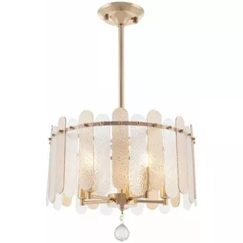 Подвесная люстра хрустальная на штанге Arte Milano Sorrento-3109 373109/5/350/390 GD