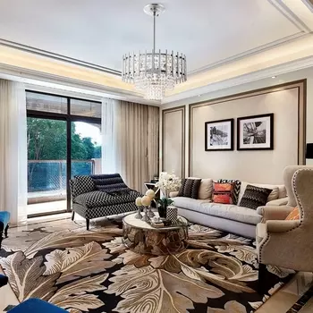 Подвесная люстра хрустальная на штанге Arte Milano Sorrento-6109 376109/6/300/390 CR