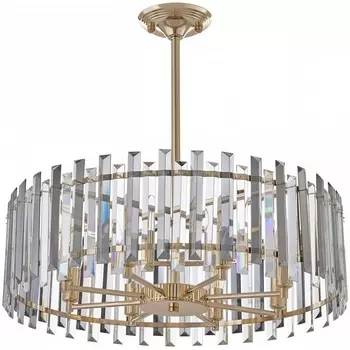 Подвесная люстра хрустальная на штанге Arte Milano Sorrento-5209 375209/8/350/580 GD