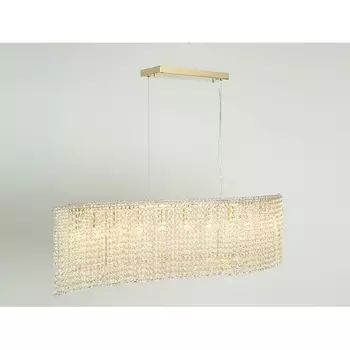 Подвесная люстра хрустальная Newport 10900 10911/S gold