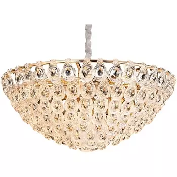 Подвесная люстра хрустальная Newport 5250 5259+14/C gold