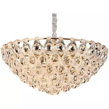 Подвесная люстра хрустальная Newport 5250 5259+4/C gold