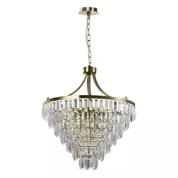 Подвесная люстра хрустальная Novello LH0039/13P-CO-CL (Lumien Hall)