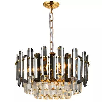 Подвесная люстра хрустальная NUBIAN 81438/6C GOLD PLATED (Natali Kovaltseva)