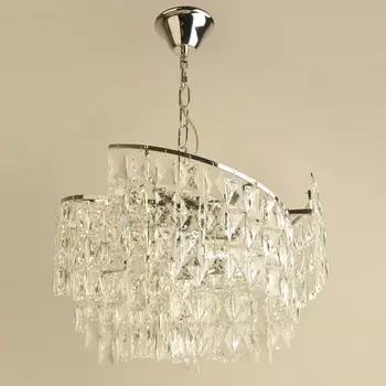 Подвесная люстра хрустальная Reluce 02414-0.4-10A CR