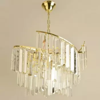 Подвесная люстра хрустальная Reluce 02414-0.4-11 G