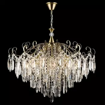 Подвесная люстра хрустальная Reluce 02586-0.4-08 COP