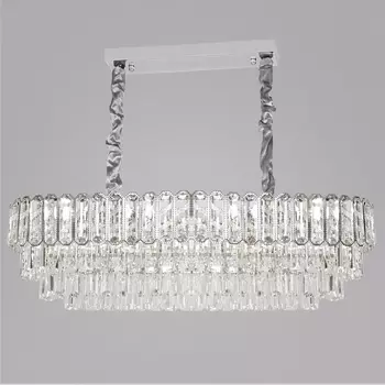 Подвесная люстра хрустальная Reluce 07070-0.4-800L CR