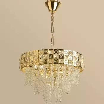 Подвесная люстра хрустальная Reluce 08301-0.4-08 G