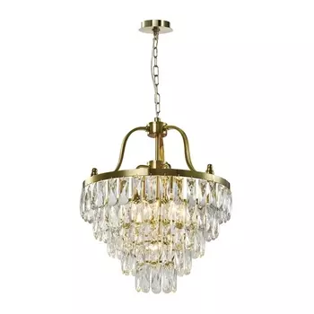 Подвесная люстра хрустальная Salvatore LH0037/5P-CO-CL (Lumien Hall)
