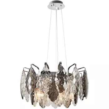 Подвесная люстра хрустальная I 81446/5C Natali Kovaltseva Sierra CHROME