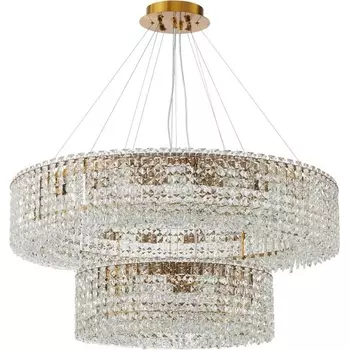 Подвесная люстра хрустальная Stilfort Delone 2179/05/26P с подвесками