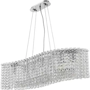 Подвесная люстра хрустальная Stilfort Delone 2179/09/07PL с подвесками