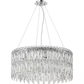 Подвесная люстра хрустальная Stilfort Santorini 2173/09/08P с подвесками
