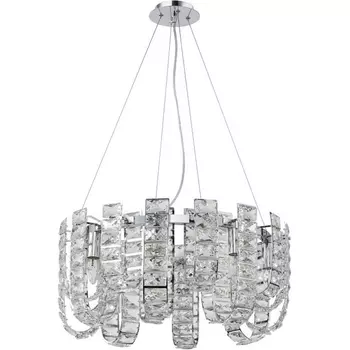 Подвесная люстра хрустальная Stilfort Umiko 2172/09/08P с подвесками
