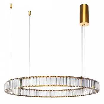 Подвесная люстра хрустальная светодиодная 1135/17 SP-47 Divinare Renata кольцо