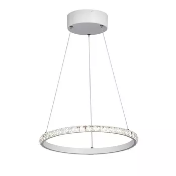 Подвесная люстра хрустальная светодиодная Vitaluce V4629-0/1S кольцо