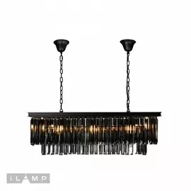 Подвесная каскадная люстра хрустальная BK iLamp Triumph 6119