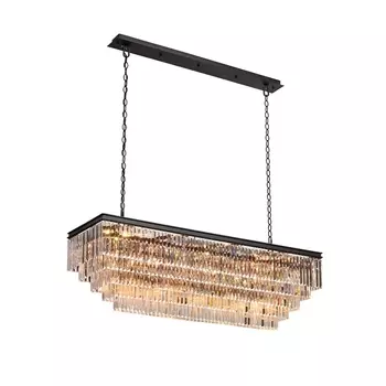 Подвесная каскадная люстра хрустальная Vitaluce V5852-1/30