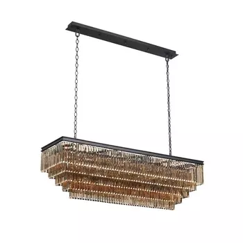 Подвесная каскадная люстра хрустальная Vitaluce V5853-1/30