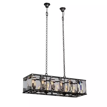 Подвесная люстра хрустальная Vitaluce V4282-1/12 в виде свечи