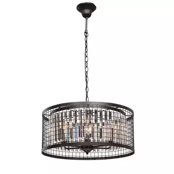 Подвесная люстра хрустальная Vitaluce V5184-1/6 в виде свечи