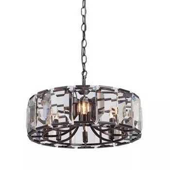 Подвесная люстра хрустальная Vitaluce V5186-1/8 в виде свечи