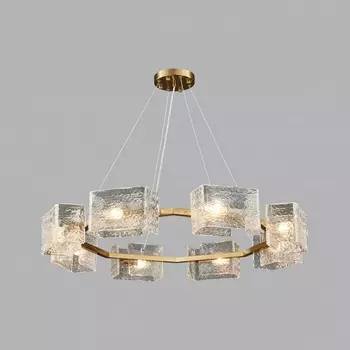 Подвесная люстра iLamp Dallas 2078-D890 BR