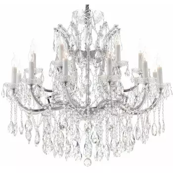 Подвесная люстра iLamp Diamond 6071-18 CR+CL подсвечник