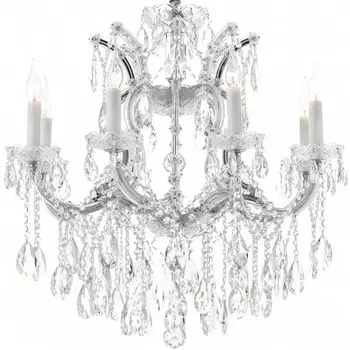 Подвесная люстра iLamp Diamond 6071-8 CR+CL подсвечник