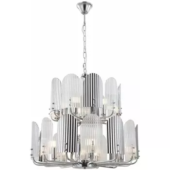 Подвесная люстра iLamp Dolce 15571-12 CR+MULT