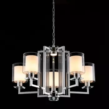 Подвесная люстра iLamp King RM6201-5 CR+CL