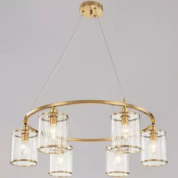 Подвесная люстра ILLUMICO IL0182-6P-79 COPPER