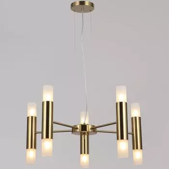 Подвесная люстра ILLUMICO IL0314-10P-79 BRASS