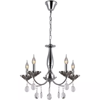 Подвесная люстра ILLUMICO IL1241-5PPA-29 CR подсвечник с подвесками