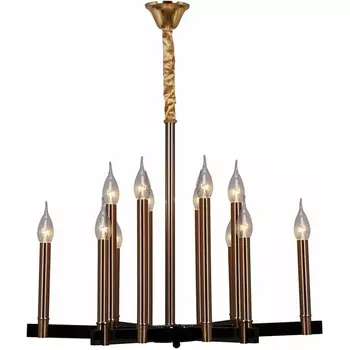 Подвесная люстра ILLUMICO IL2265-12POR-79 BK GD