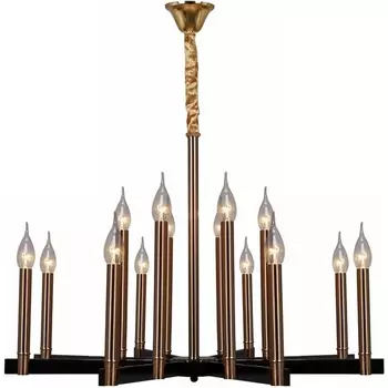 Подвесная люстра ILLUMICO IL2265-16POR-79 BK GD