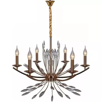 Подвесная люстра ILLUMICO IL2307-6POR-39 GD подсвечник