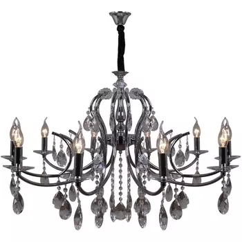 Подвесная люстра хрусталь ILLUMICO IL2326-10POR-39 CR подсвечник