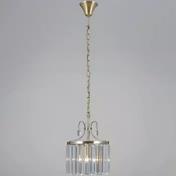 Подвесная люстра хрусталь ILLUMICO IL3519-3PSQ-24 AB LYRA