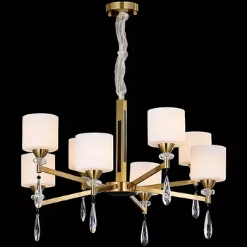 Подвесная люстра ILLUMICO IL5182-8PLS-29 BRASS KELTIC