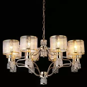 Подвесная люстра ILLUMICO IL6216-8P-27 GD