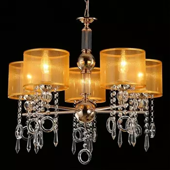 Подвесная люстра ILLUMICO IL6219-5P-27 GD