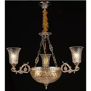 Подвесная люстра ILLUMICO IL7286-6P-48 GD