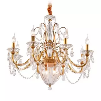 Подвесная люстра Illuminati 10357 MD10003057-11A+gold подсвечник с подвесками