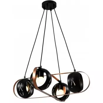 Подвесная люстра Imex MD.21744-4-P-BK+CP